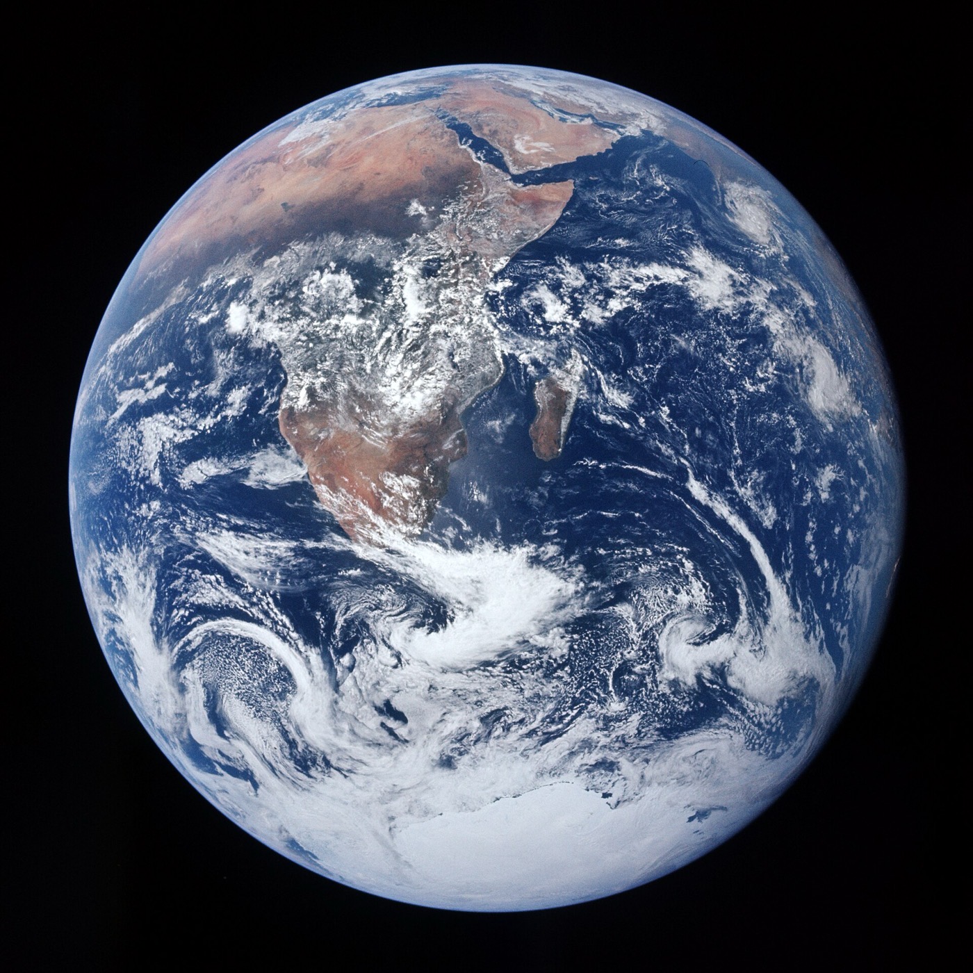 The Earth, photographed from Apollo 17 (the Blue Marble)